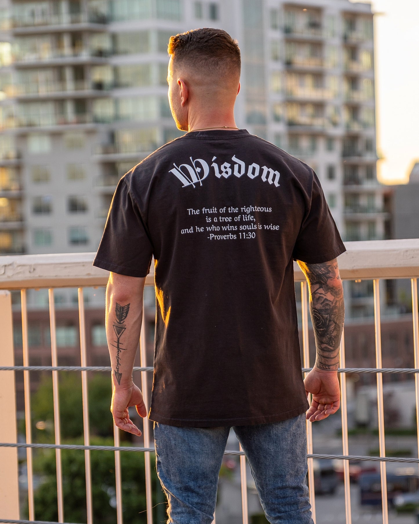 Wisdom Collection oversized tee
