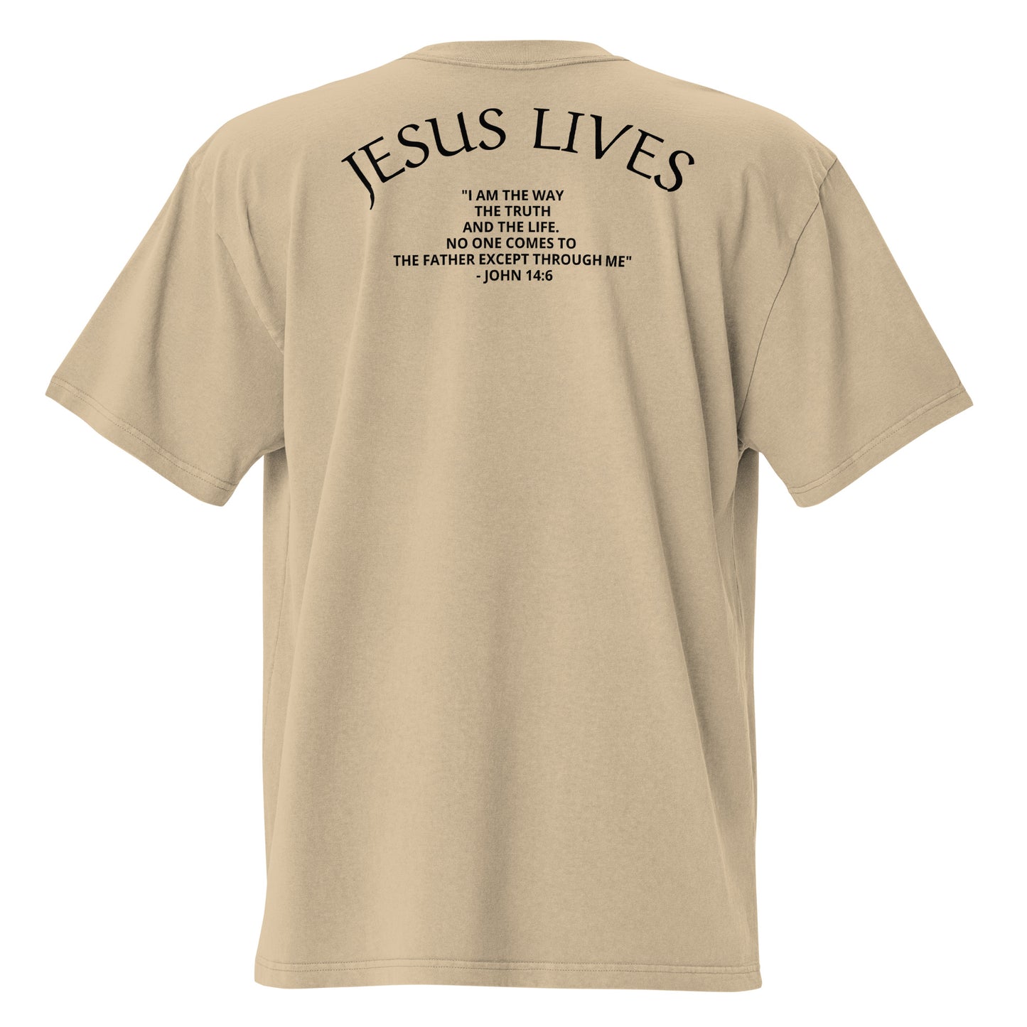Oversized tee ‘JESUS LIVES’