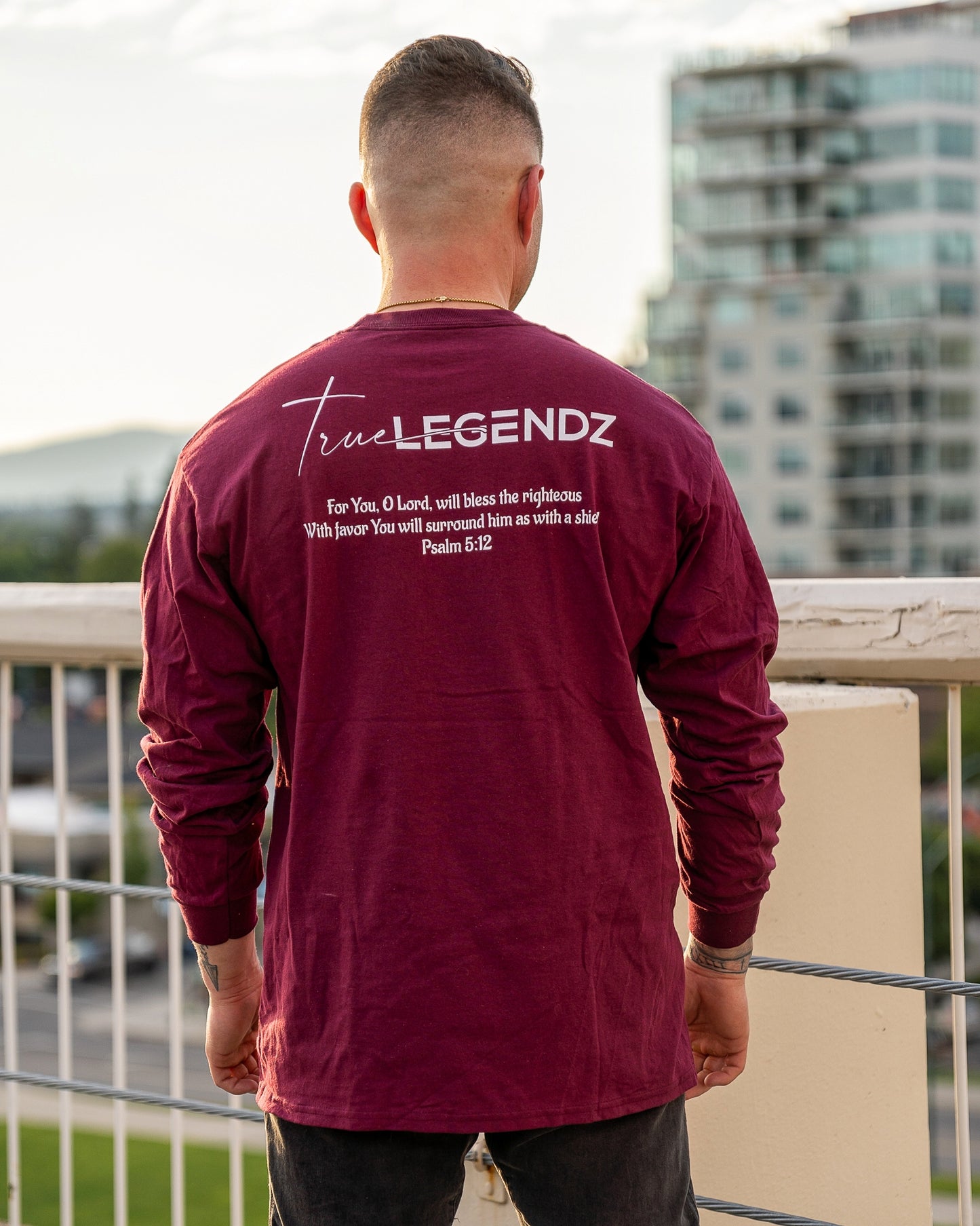 True LegendZ long Sleeve Shirt Psalm 5:12