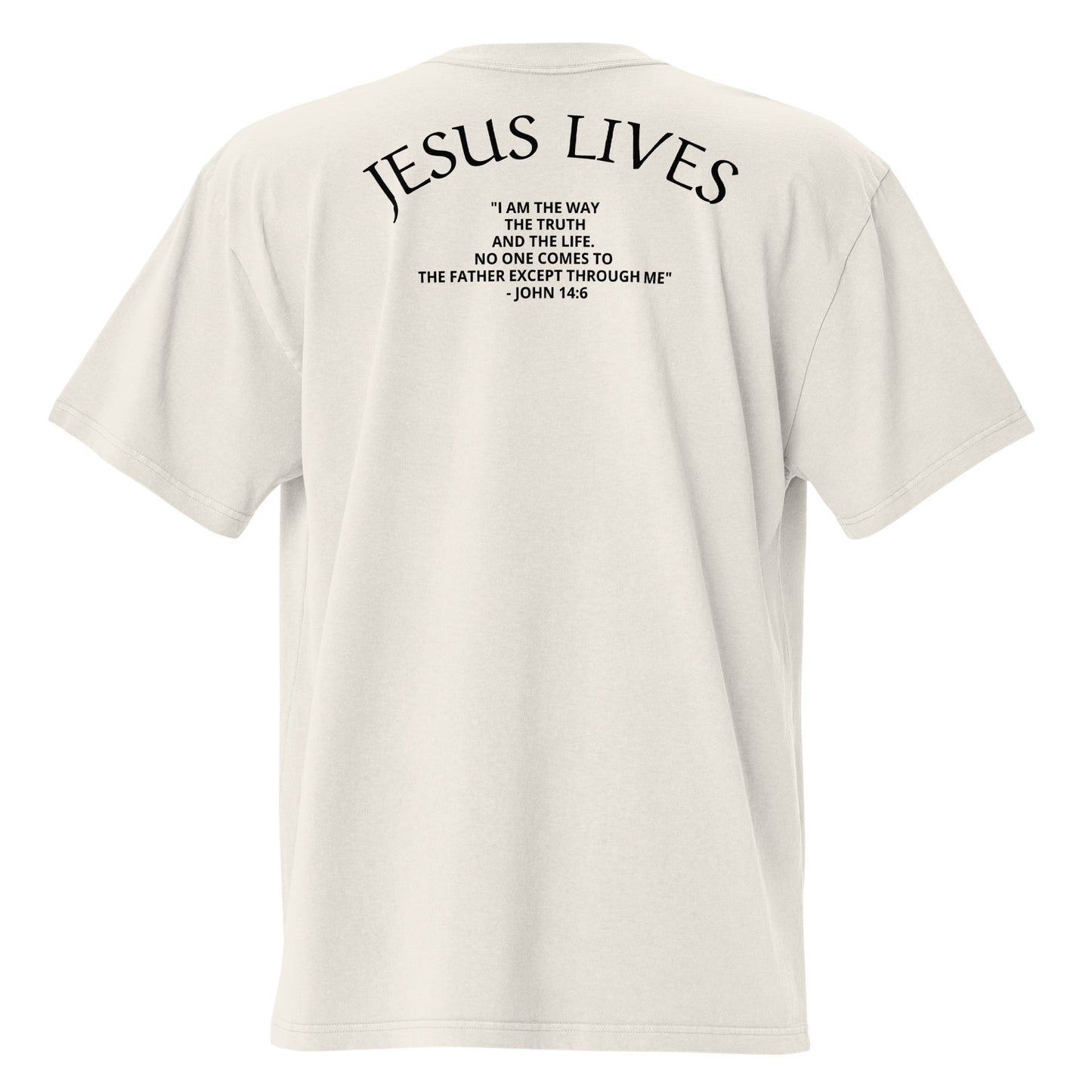 Oversized tee ‘JESUS LIVES’